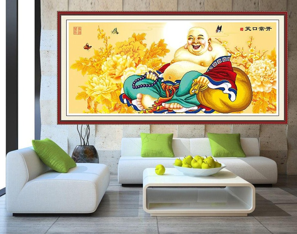 裝修色彩、壁畫、綠植的搭配